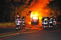 Wieder brennende Autos in Koeln Hoehenhaus P095